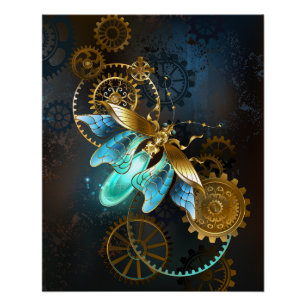 Steampunk Firefly Poster
