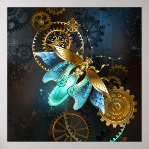 Steampunk Firefly Poster