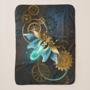 Steampunk Firefly Sherpa Blanket