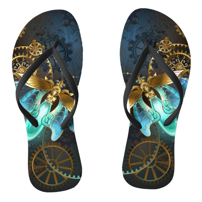 Steampunk Firefly Thongs (Footbed)