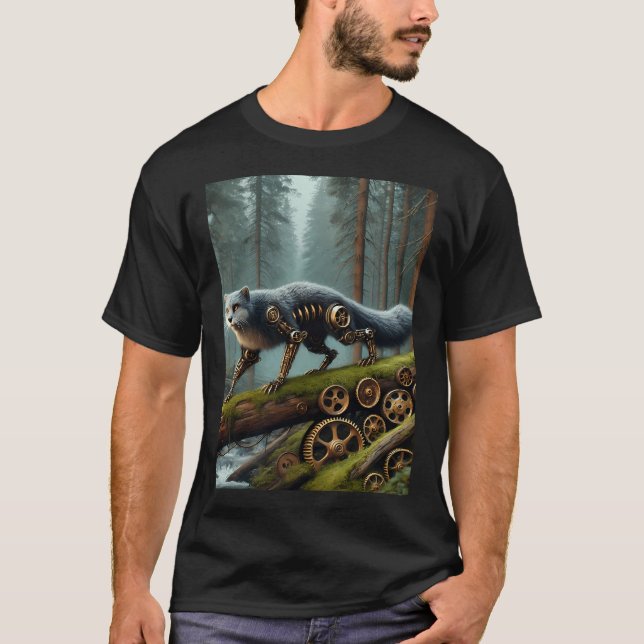 Steampunk Fisher T-Shirt (Front)