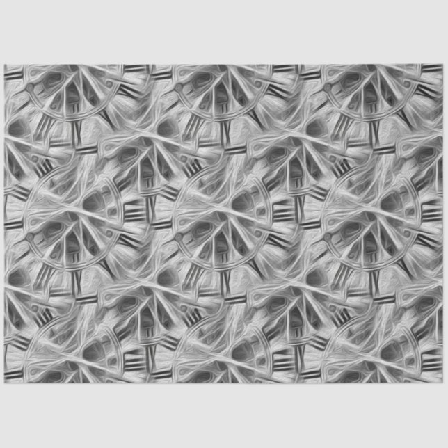 Steampunk Fractal Tissue Paper (Front)