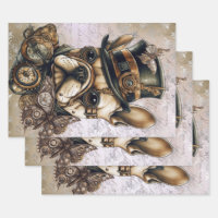 Steampunk French Bulldog Butterfly Decoupage