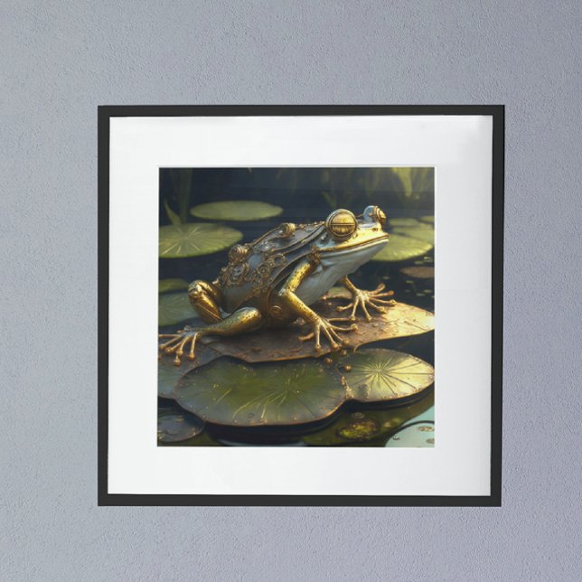 Steampunk Frog | Gothic Art Poster (Creator Uploaded)