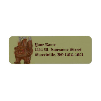 Steampunk Furnace, address labels