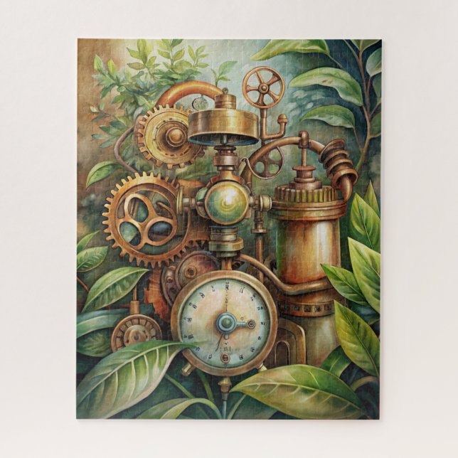 Steampunk Garden Puzzle (Vertical)