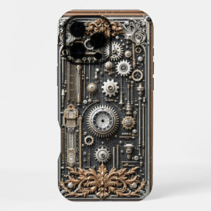 Steampunk Gear Guard for iPhone 16 Pro Max Case