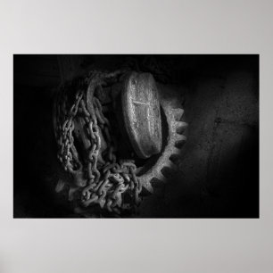 Steampunk - Gear - Hoist and chain Poster