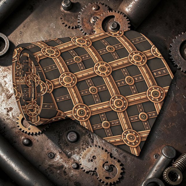 Steampunk Gears Custom Necktie Tie (Creator Uploaded)