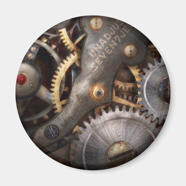 Steampunk - Gears - Horology Magnet (Front)