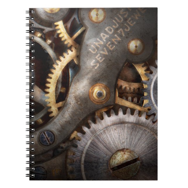 Steampunk - Gears - Horology Notebook (Front)