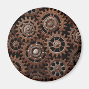 Steampunk Gears Magnet