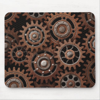 Steampunk Gears Mouse Pad