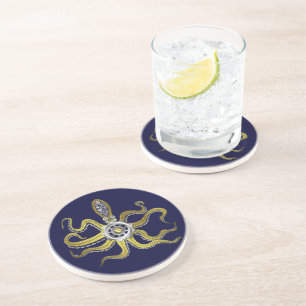 Steampunk Gears Octopus Kraken Coaster