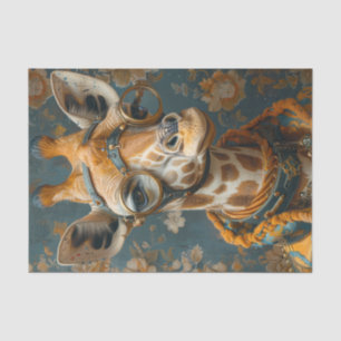 Steampunk Giraffe Tissue Paper