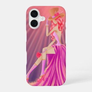 Steampunk Glamour iPhone 16 Case – Stardust & Gold
