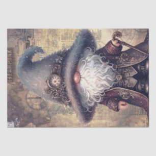 Steampunk Gnome Tissue Paper