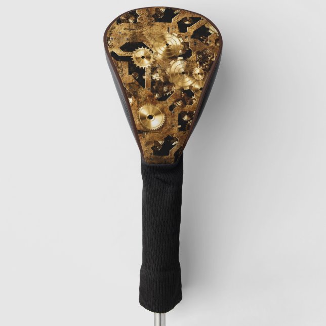 Steampunk Golf Head Cover (Front)