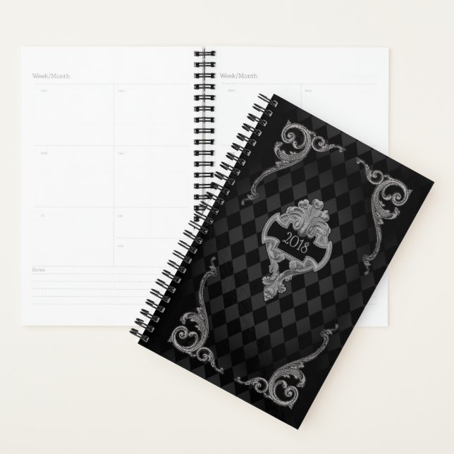 Steampunk Goth Personalised Planner (Display)