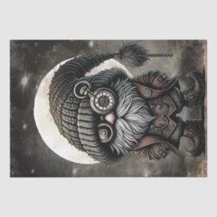 Steampunk Gothic Gnome Tissue Paper