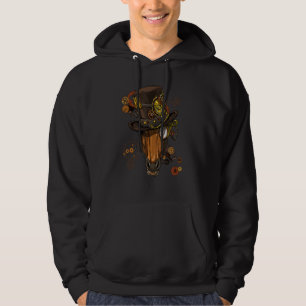 Steampunk Gothic Horse Mechanical Animal Face Hors Hoodie