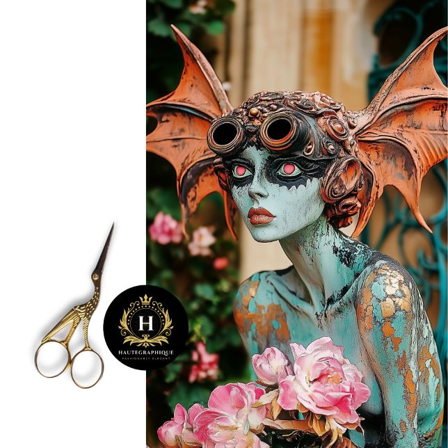 Steampunk Gothic Paris Gargoyle Decoupage  Tissue Paper (Creator Uploaded)