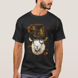 Steampunk Gothic Sheep Lamb Mechanical Farm Animal T-Shirt