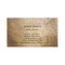 Steampunk Grunge Gold Monogram Business Card