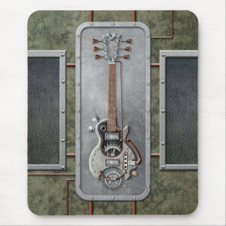 Steampunk Guitar Mouse Pad