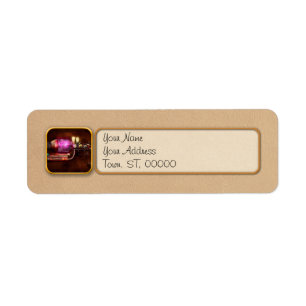Steampunk - Gun -The neuralizer Return Address Label