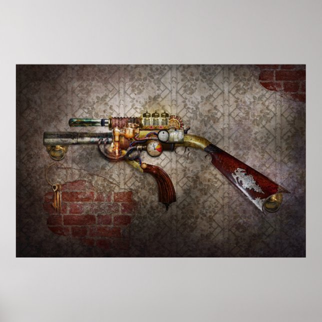 Steampunk - Gun - The sidearm Poster (Front)