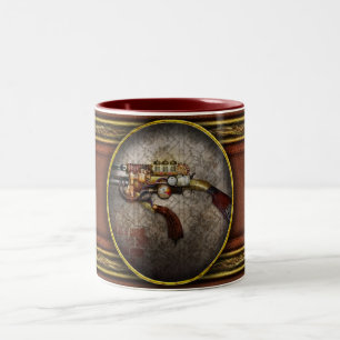 Steampunk - Gun - The sidearm Two-Tone Coffee Mug