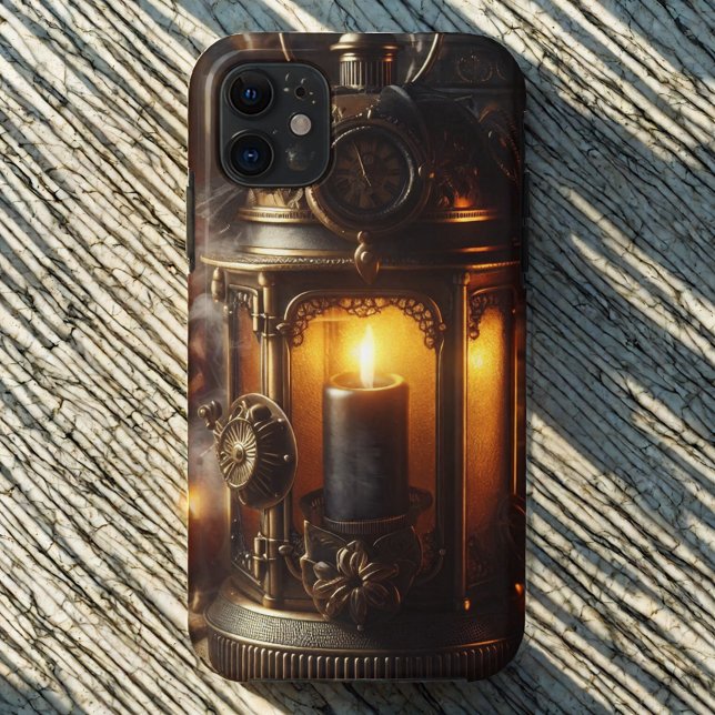 Steampunk Halloween Black Lantern Case-Mate iPhone Case (Creator Uploaded)