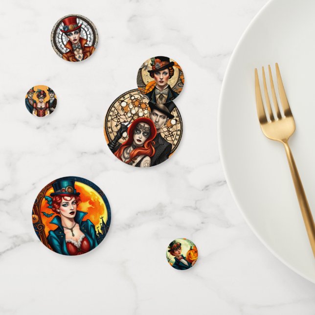 Steampunk Halloween Confetti (Group)