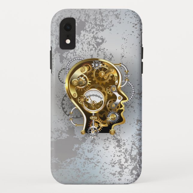 Steampunk head with manometer Case-Mate iPhone case (Back)
