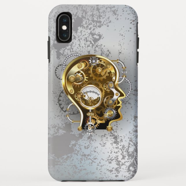 Steampunk head with manometer Case-Mate iPhone case (Back)