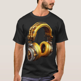 Steampunk Headphones T-Shirt