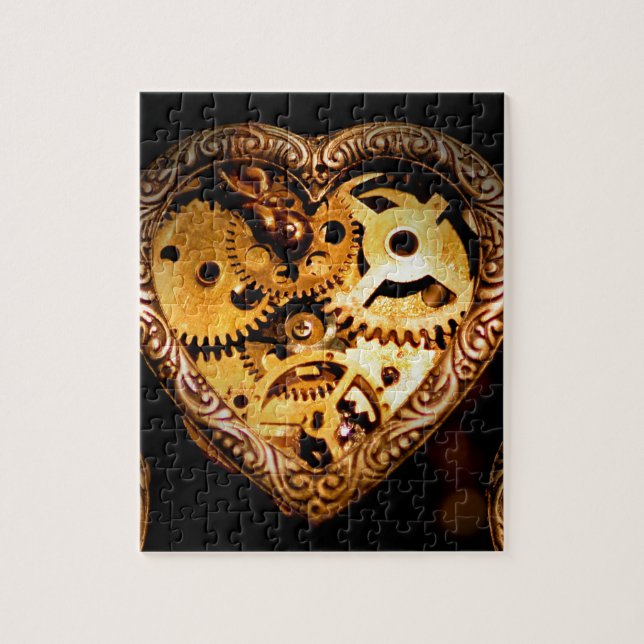 steampunk heart jigsaw puzzle (Vertical)