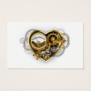 Steampunk Heart with a Manometer