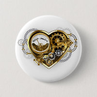Steampunk Heart with a Manometer