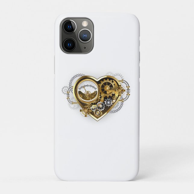 Steampunk Heart with a Manometer Case-Mate iPhone Case (Back)