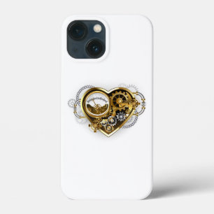 Steampunk Heart with a Manometer iPhone 13 Mini Case