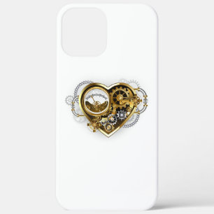 Steampunk Heart with a Manometer iPhone 12 Pro Max Case