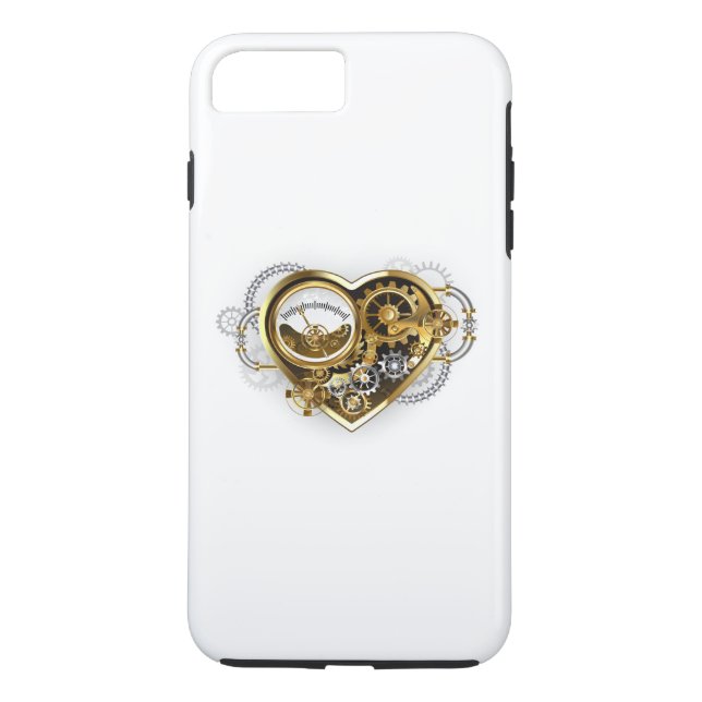 Steampunk Heart with a Manometer Case-Mate iPhone Case (Back)