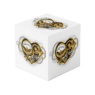 Steampunk Heart with a Manometer Cube