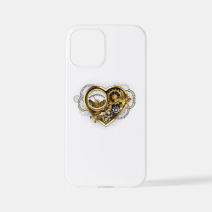 Steampunk Heart with a Manometer iPhone 12 Mini Case