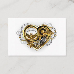 Steampunk Heart with a Manometer Loyalty Card