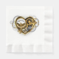 Steampunk Heart with a Manometer
