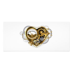 Steampunk Heart with a Manometer Rack Card