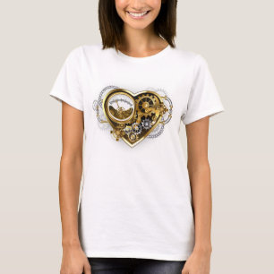 Steampunk Heart with a Manometer T-Shirt